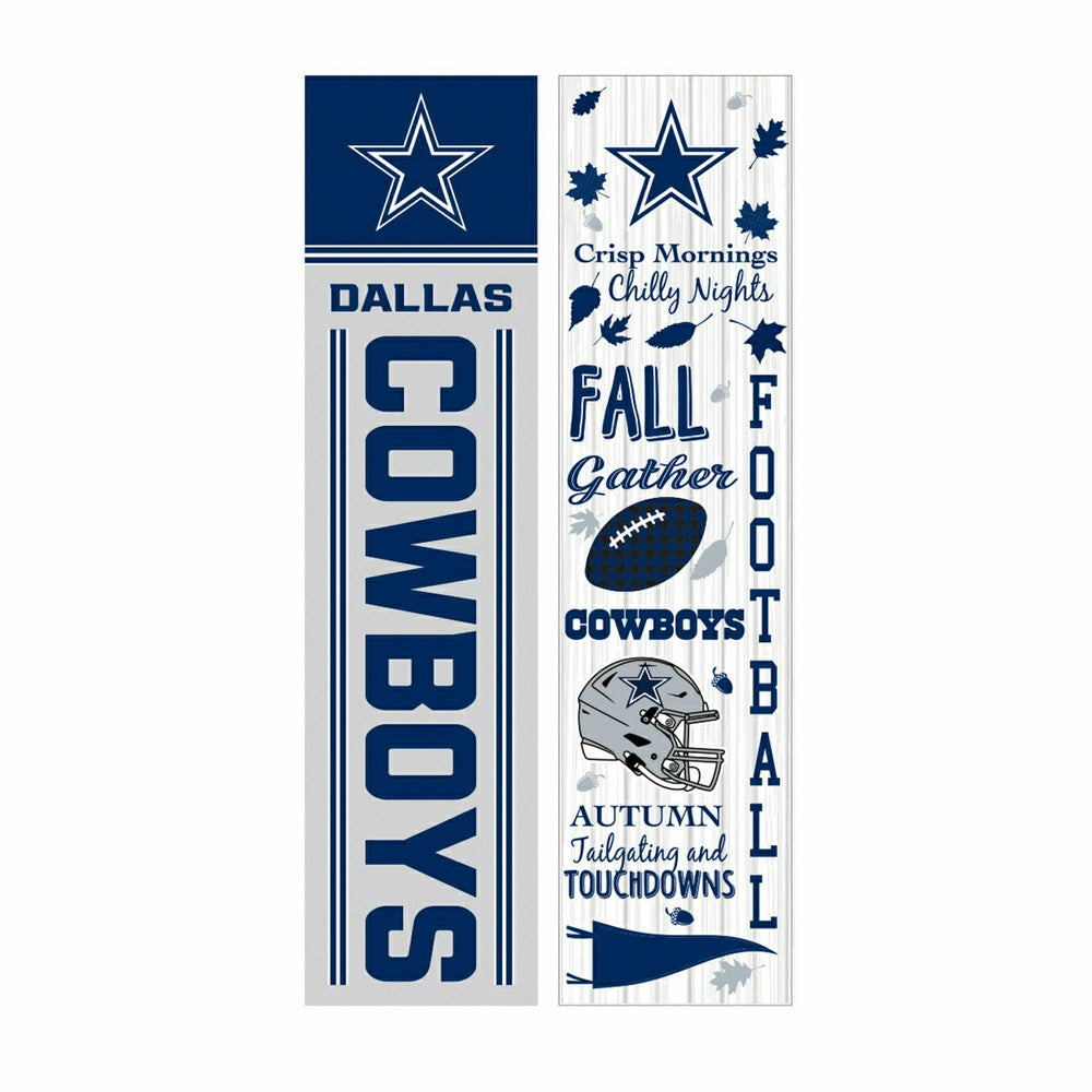 Dallas Cowboys 46" Double Sided Leaner, Fall Seasonal, NFL, Home