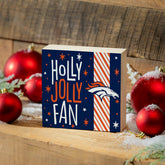 Denver Broncos Block, Holiday, 6x6, NFL, Home
