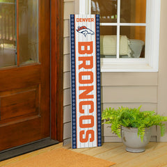 Denver Broncos 47" Double Sided Leaner, Christmas, NFL, Home
