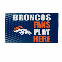Denver Broncos Fan Mat, 28"x16", NFL