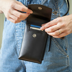 Detroit Lions, Cross Body Wallet, Black, NFL, Home