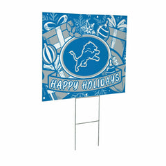Detroit Lions Yard Sign, Holiday, NFL, Home