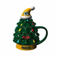 Green Bay Packers, Holiday Tree Cup Gift Set, 14oz., NFL, Home