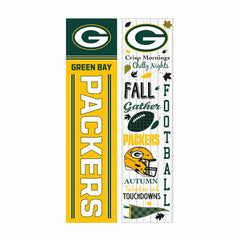 Green Bay Packers 46" Double Sided Leaner, Fall Seasonal, NFL, Home