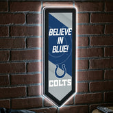 LED Wall Decor, Pennant, Indianapolis Colts, NFL, Home
