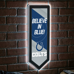 LED Wall Decor, Pennant, Indianapolis Colts, NFL, Home