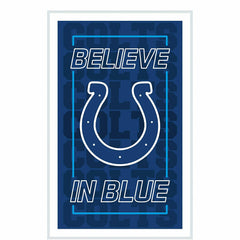 Indianapolis Colts NFL Football Rectangle Neolite LED Decor, NFL, Home