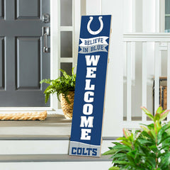Indianapolis Colts Large Single Sided Leaner, 46", NFL, Home