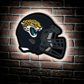 LED Wall Decor, Helmet, Jacksonville Jaguars, NFL, Home