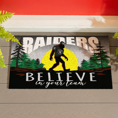 LAS VEGAS RAIDERS Bigfoot PVC Mat, 28"x16", NFL