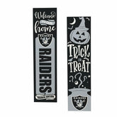 47" Double Sided Leaner, Las Vegas Raiders, Halloween, NFL, Home