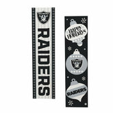 47" Double Sided Leaner, Las Vegas Raiders, Christmas, NFL, Home