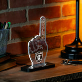 Las Vegas Raiders NFL Football Foam Finger Desklite LED Decor, NFL, Home