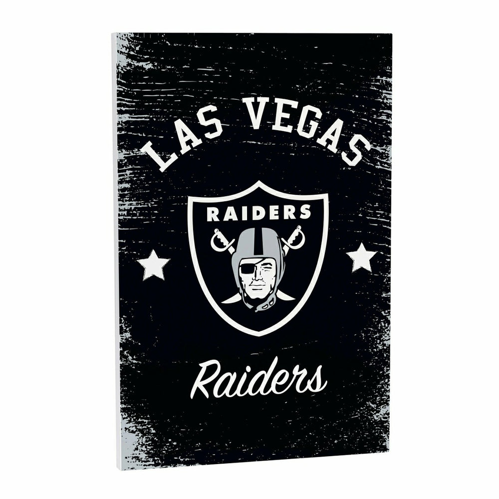 Las Vegas Raiders Wood Wall Sign, 16x24, NFL, Home