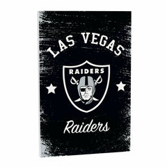 Las Vegas Raiders Wood Wall Sign, 16x24, NFL, Home