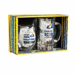 Los Angeles Rams, Stemless 17OZ Wine & Beer 16 OZ Gift Set, NFL, Home