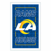 Los Angeles Rams NFL Football Rectangle Neolite LED Decor, NFL, Home
