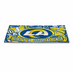 Los Angeles Rams Holiday PVC Mat, 28"x16", NFL