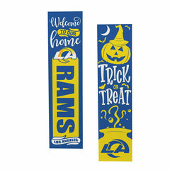 47" Double Sided Leaner, Los Angeles Rams, Halloween, NFL, Home