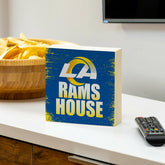 Los Angeles Rams Plock, Down Home Fans, 6x6, NFL, Home