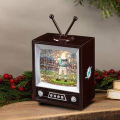 Miami Dolphins Vintage TV Water Lantern, NFL, Home