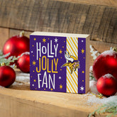 Minnesota Vikings Block, Holiday, 6x6, NFL, Home