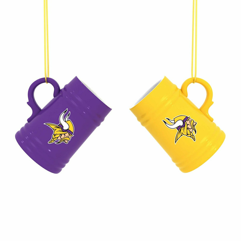 Minnesota Vikings Ceramic Mini Stein, 3oz, set of 2, NFL, Home