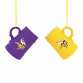 Minnesota Vikings Ceramic Mini Stein, 3oz, set of 2, NFL, Home