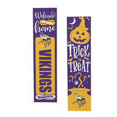 47" Double Sided Leaner, Minnesota Vikings, Halloween, NFL, Home