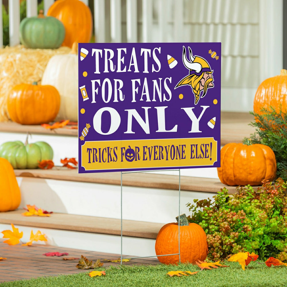 Minnesota Vikings Yard Sign, Halloween Treats for Fans, NFL, Home
