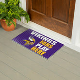 Minnesota Vikings Fan Mat, 28"x16", NFL