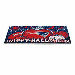 New England Patriots Halloween PVC Mat, 28"x16", NFL