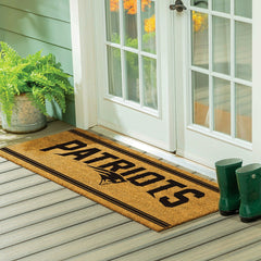 New England Patriots Extra Large One Color Coir Mat, 60"x24", NFL