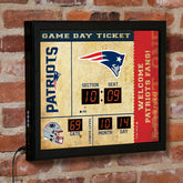 Scoreboard Wall Clock, New England Patriots, NFL, Home