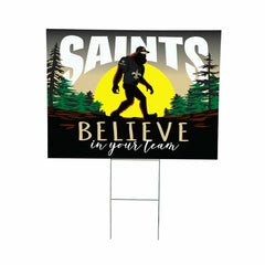 New Orleans Saints Yard Sign, Bigfoot, NFL, Home
