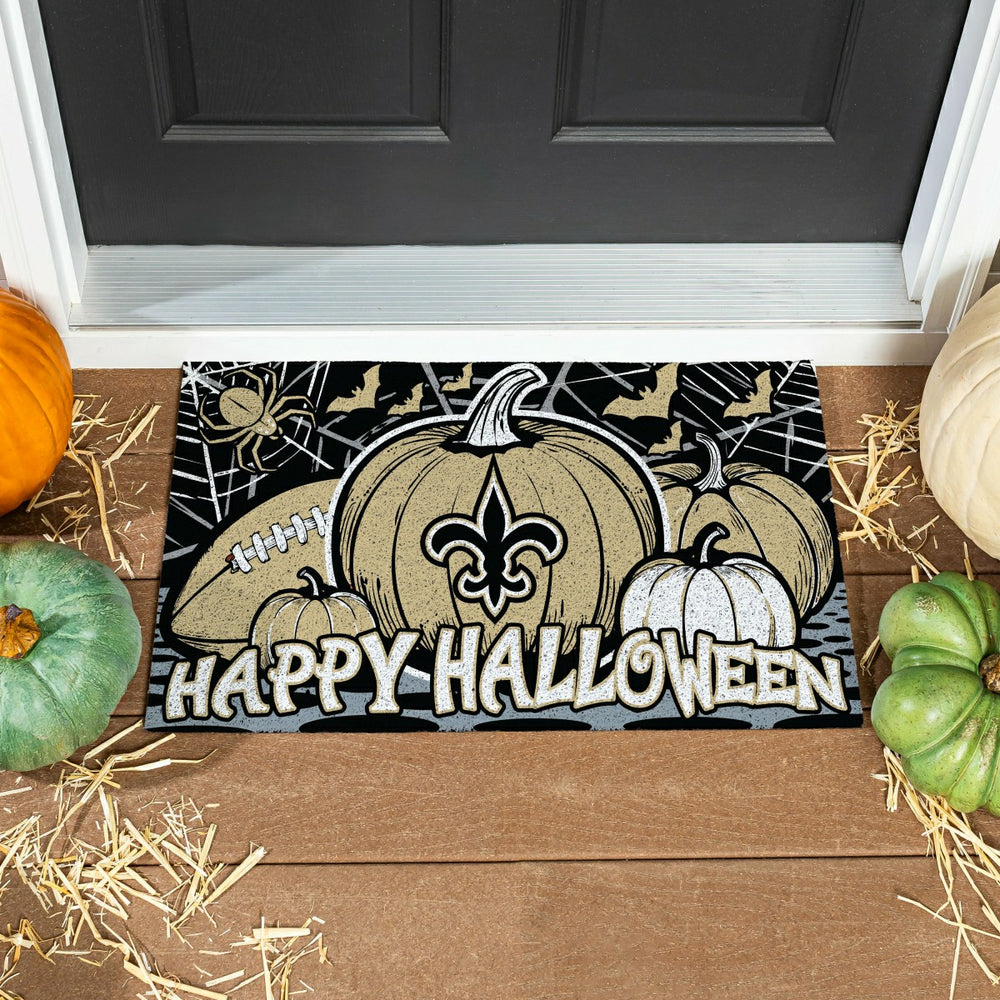 New Orleans Saints Halloween PVC Mat, 28"x16", NFL
