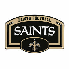 New Orleans Saints USA Embossed Steel Wall Sign, 11" x 17", NFL, Home