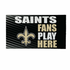 New Orleans Saints Fan Mat, 28"x16", NFL