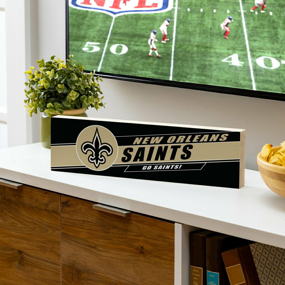 New Orleans Saints Mantle Sign, Down Home Fans, 5x18, NFL, Home