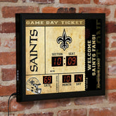 Scoreboard Wall Clock, New Orleans Saints, NFL, Home