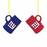 New York Giants Ceramic Mini Stein, 3oz, set of 2, NFL, Home