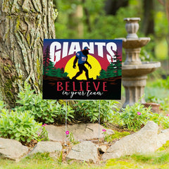 New York Giants Yard Sign, Bigfoot, NFL, Home