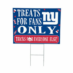 New York Giants Yard Sign, Halloween Treats for Fans, NFL, Home