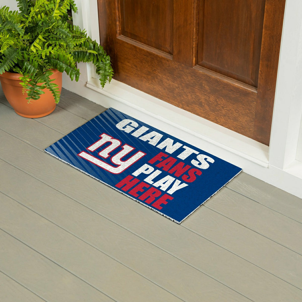 New York Giants Fan Mat, 28"x16", NFL