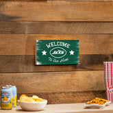 New York Jets Wood Wall Sign, 6x11, NFL, Home