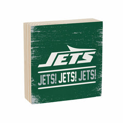 New York Jets Plock, Down Home Fans, 6x6, NFL, Home