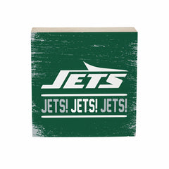 New York Jets Plock, Down Home Fans, 6x6, NFL, Home