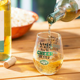 New York Jets, 17oz Boxed Stemless Wine, NFL, Home