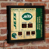 Scoreboard Wall Clock, New York Jets, NFL, Home