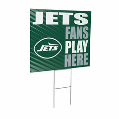 New York Jets Coroplast Yard Sign "Fans Play Here", NFL, Home